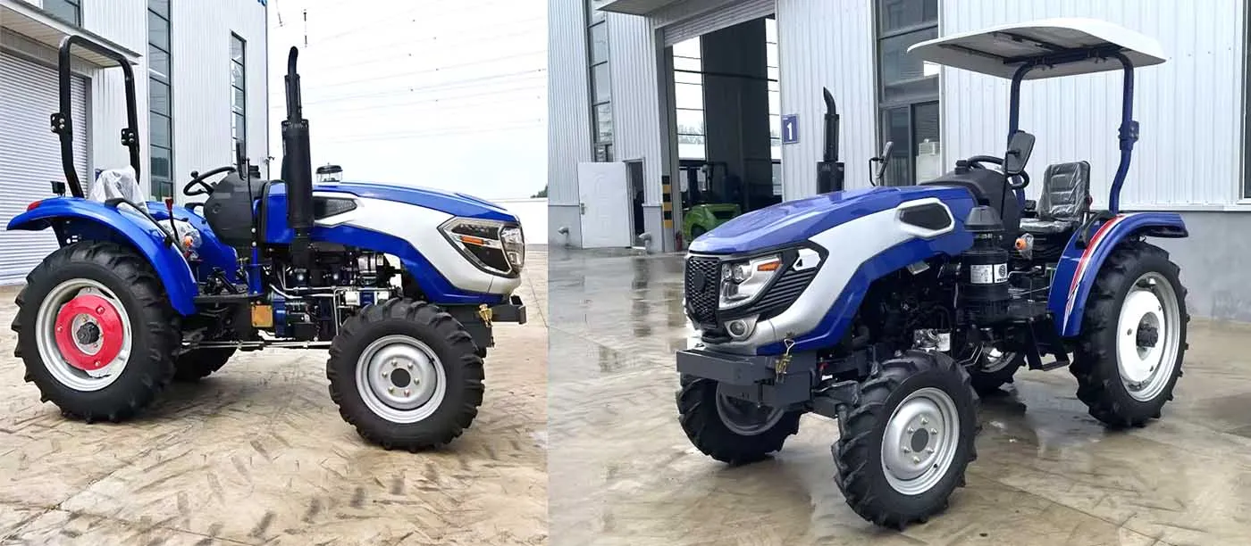 Blue 2wd farm tractor Blue 2wd farm tractor
